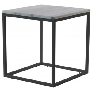 Konferenční stolek Accent - čtverec (mramor, černá)