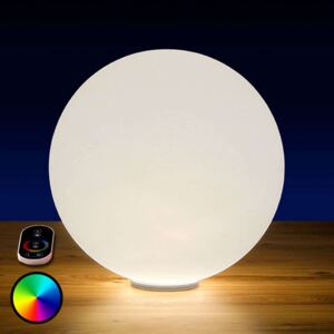 RGB LED koule Snowball venkovní s baterií, 40 cm