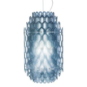Slamp Chantal - LED závěsné světlo, 60 cm, modré
