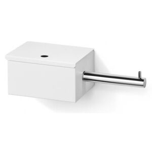 Lineabeta Scondi Držák na toaletní papír + box z lakované oceli, bílá, 5137.09