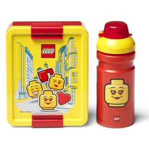 Lego, Set na svačinu, láhev a box Lunch Set ICONIC Girl