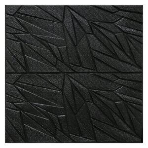 Wall Art Decor, N.S13, 680 x 680 mm, Samolepicí obkladový panel 3D - Kámen diamant černý