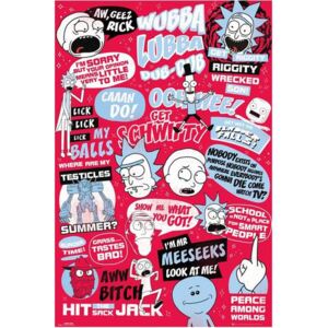 Plakát Rick And Morty: Quotes (61 x 91,5 cm)