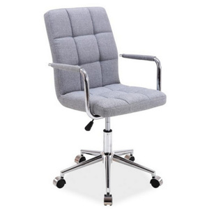 Kancelářská židle FRIDAY, 87-97x51x40x45-55, šedá