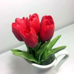 Svazek luxusních tulipánů - červená