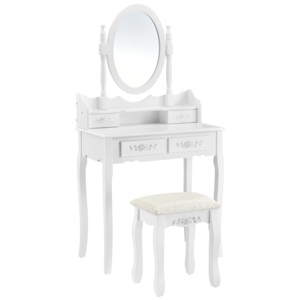 [en.casa]® Toaletní stolek AAWM-1902