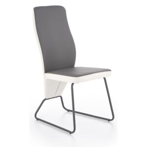 Jídelní židle K300 Halmar Bílá / šedá