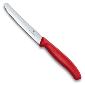 Nůž na rajčata zoubkovaný SWISS CLASSIC 11 cm červený - Victorinox