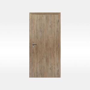SOLODOOR Interiérové dveře Klasik plné dub alpský, 3D povrch - 90 cm P