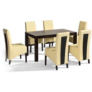Jídelní set FIONA stůl a 6x židle