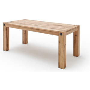 Jídelní stůl z masivu LEEDS dub sukatý Velikost stolu 180x90