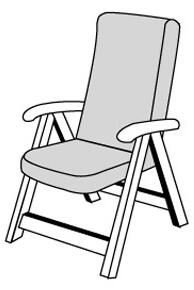 Doppler CLASSIC 5911 vysoký - polstr na křesla a židle