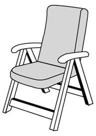 Doppler ELEGANT 2427 střední - polstr na židli a křeslo