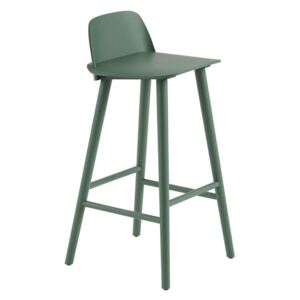Muuto Barová stolička Nerd 75 cm, green