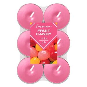 Emocio čajové vonné svíčky ~4 hod. 12 ks Fruit Candy