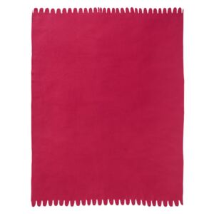 MERADISO® Fleecová deka, 130 x 170 cm (červená)
