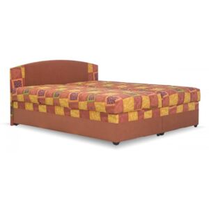 Levná postel Kappa, 160x200cm, oranžová