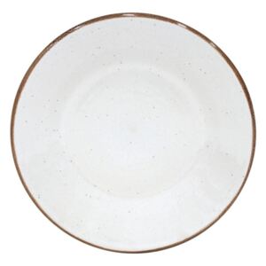 Bílý dezertní talíř z kameniny Casafina Sardegna, ⌀ 24 cm