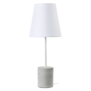 ACA DECOR Stolní lampa Cement 1 bílá