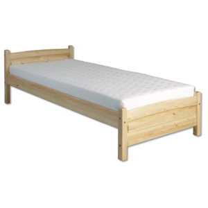 Dřevěná postel 100x200 cm s možností výběru moření typ KL125 KN095