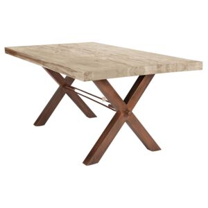 SIT MÖBEL Jídelní stůl TABLES & BENCHES MASSIVE X 180 × 100 × 76 cm, Vemzu