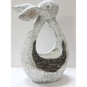 Kameninový dekorační králík NS0005