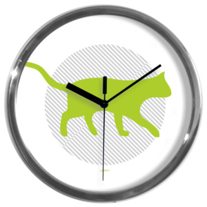 AtelierDSGN: Designové nástěnné hodiny: Kočka