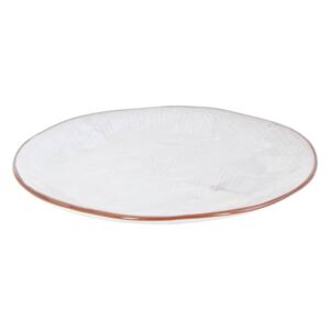 Bílý keramický dezertní talíř Mainard - Ø 18*2 cm