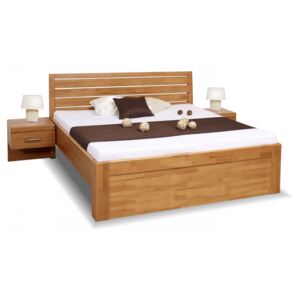 Zvýšená postel dvoulůžko z masivu CONCEPTA 1Z, masiv buk, , 180x200 cm