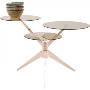 KARE DESIGN Konferenční stolek Bonsai Tre Rosegold