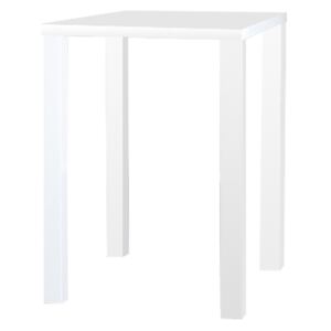 Moebel Living Bílý barový stůl Lugante 80x80 cm