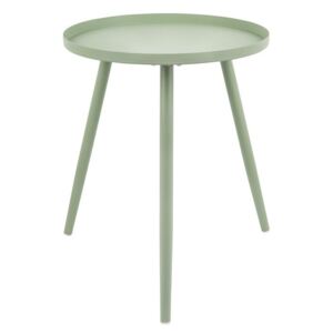 Time for home Zelený kulatý odkládací stolek Aburi 40 cm