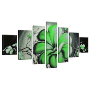 Ručně malovaný obraz Zelená živá krása 210x100cm RM2449A_7A