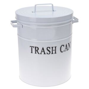 DekorStyle Odpadkový koš Trash Can bílý