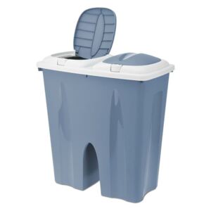 DekorStyle Odpadkový koš Luigi 2x25L modrý