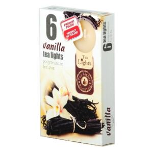 Čajové 6ks Vanilla vonné svíčky