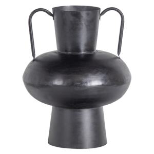 WOOOD Černá kovová váza VERE 37 cm 377197-Z