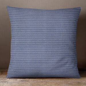 Goldea bavlněný povlak na polštář - vzor geometrické tvary na tmavě modrém 45 x 45 cm