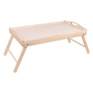 Dřevěný servírovací stolek do postele 50x30 cm - nelakovaný CZ179