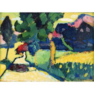 Obraz, Reprodukce - Summer Landscape, 1909, Wassily Kandinsky