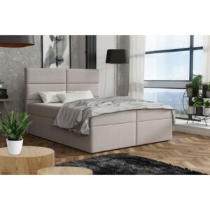 Elegantní postel ZINA 180x200 - béžová