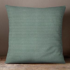 Goldea bavlněný povlak na polštář - vzor geometrické tvary na tmavě zeleném 50 x 50 cm
