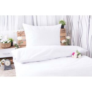XPOSE ® Bavlněné povlečení na 2 postele - MICHAELA bílá, 140x200/70x90cm