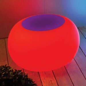 Stůl BUBBLE, Licht LED RGB s plstí fialovou