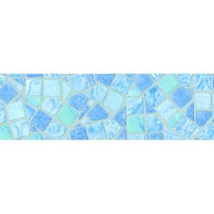 Samolepicí fólie GEKKOFIX 45 cm x 2 m | Modrá mozaika