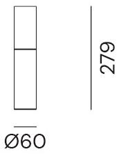 Il Fanale 274.01.ONB Etoile, stropní svítidlo z mosazi a skla, 1x5W G9, výška 28cm