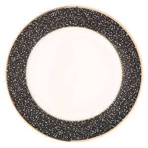 Altom 6dílná sada dezertních talířů Granit 20 cm, černá