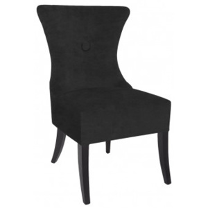 Luxusní židle Kelly Hoppen ELIZABETH z tmavě šedého sametu