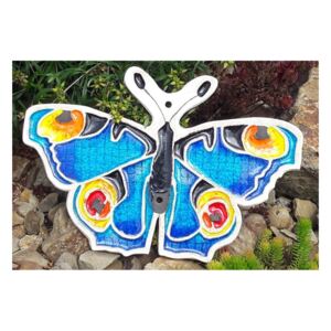 Keramický motýl Babočka modrý