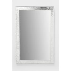 KARE DESIGN Zrcadlo Crystals Steel White 80 × 60 cm, Vemzu